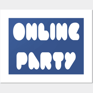 Online Party Posters and Art